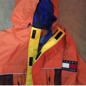 Rare Tommy Hilfiger Jacket Coat 3M orange blue